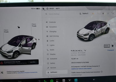 2020 Tesla Model Y Long Range Dual Motor All-wheel Drive, uszkodzenie: Podwozie, Iaai lot 46347139, zdjęcie 7 z 21