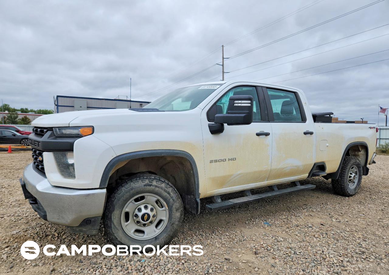 2021 Chevrolet Silverado K2500 Heavy Duty, daño Frontal, Copart lote 69749666