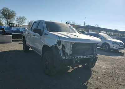 2021 Chevrolet Silverado K1500 Trail Boss Custom, daño Frontal, Copart lote 71653856, foto 13 de 14