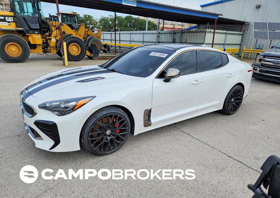 2020 Kia Stinger Gt1, daño Inundación, Copart lote 65212836