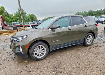 2023 Chevrolet Equinox Lt, Side damage, Copart lot 63734536