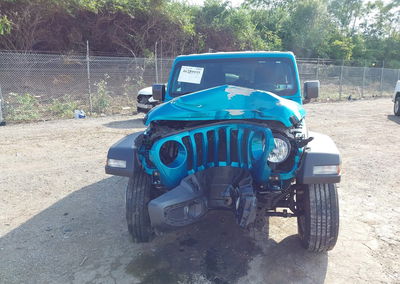 2020 Jeep Wrangler Unlimited Sport S 4x4, daño Frontal, Iaai lote 46259955, foto 6 de 16