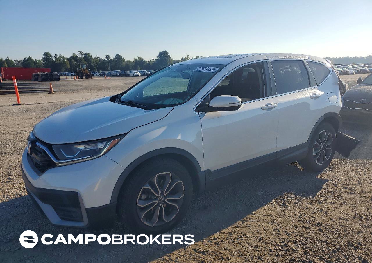 2021 Honda Cr-v Exl, daño Trasero, Copart lote 71073426