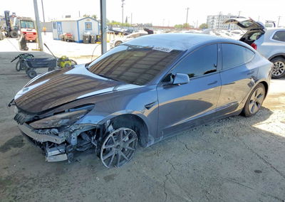 2023 Tesla Model 3, daño Frontal, Copart lote 63075886