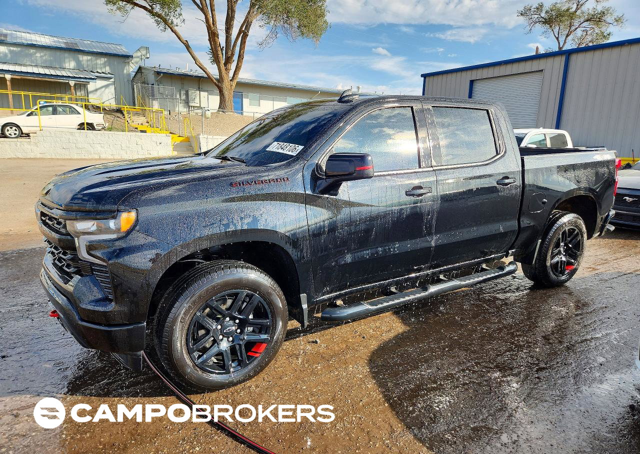 2025 Chevrolet Silverado K1500 Rst, daño Abolladuras/rayones menores, Copart lote 71848106