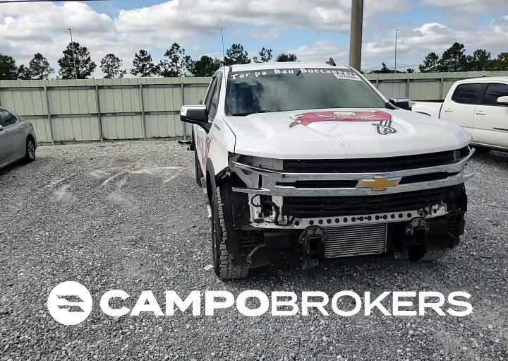 2019 Chevrolet Silverado C1500 Lt, daño Frontal, Copart lote 74590566