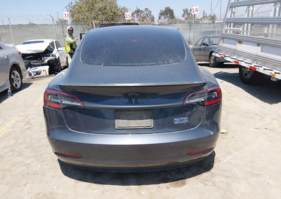 2022 Tesla Model 3 Performance Dual Motor All-wheel Drive, пошкодження: Лівий бік, Iaai лот 45791035, фото 17 з 21