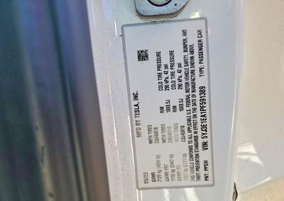 2023 Tesla Model 3, daño Frontal, Copart lote 57538826, foto 12 de 12