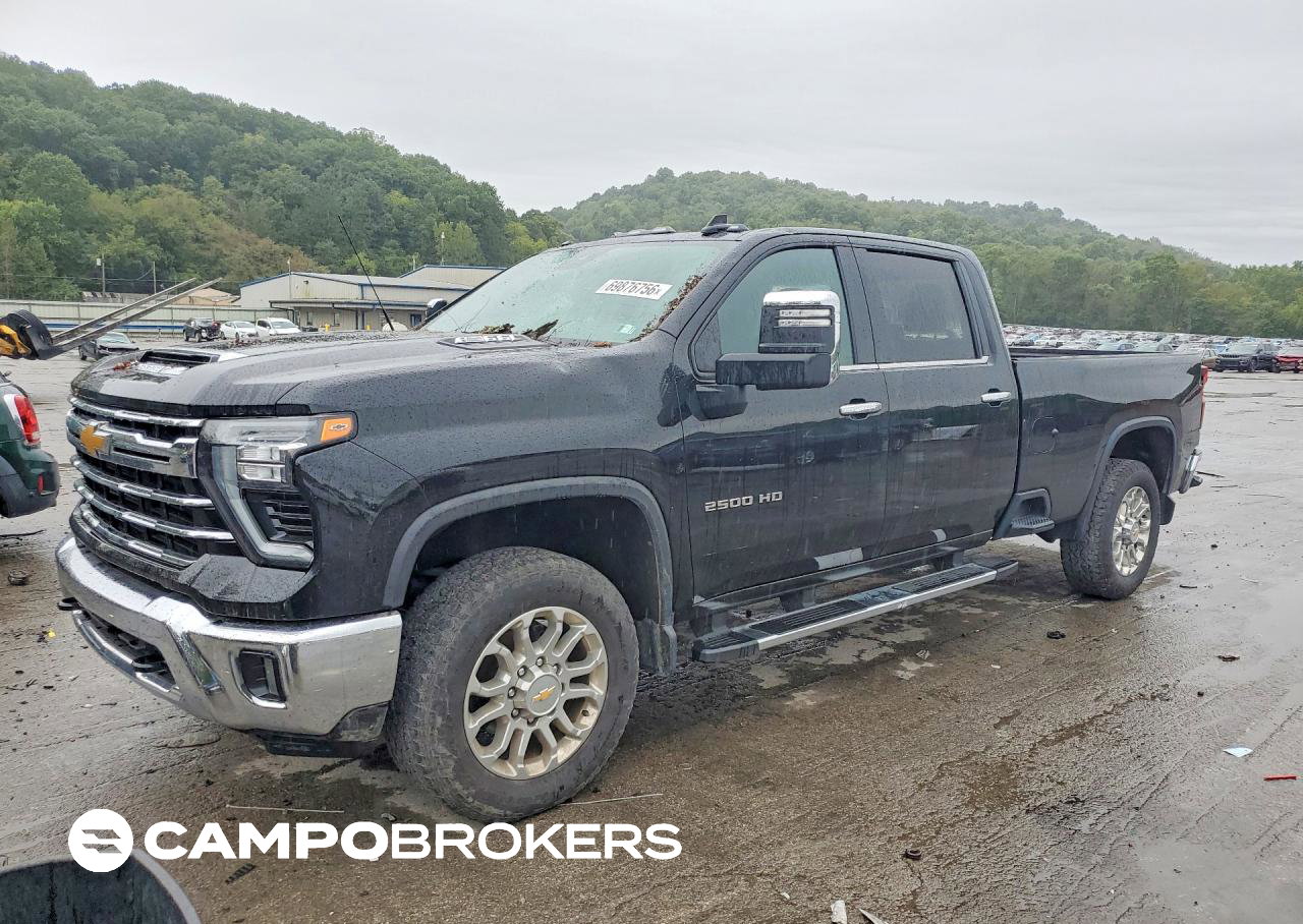 2025 Chevrolet Silverado K2500 Heavy Duty Ltz, пошкодження: Дах, Copart лот 69876756