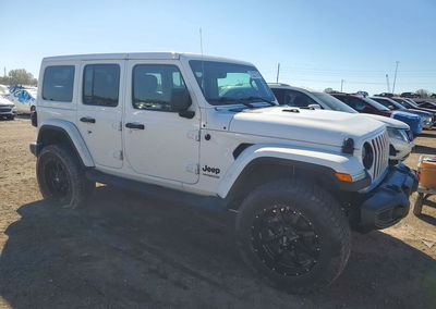 2020 Jeep Wrangler Unlimited Sahara, daño Lateral, Copart lote 73237576, foto 4 de 13