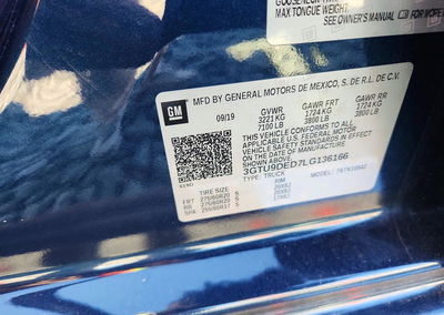 2020 Gmc Sierra K1500 Slt, daño Frontal, Copart lote 71161176, foto 12 de 12