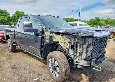 2022 Gmc Sierra K2500 Denali, пошкодження: Передня частина, Copart лот 65124176, фото 4 з 12