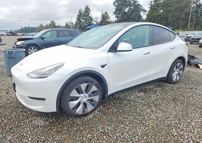 2021 Tesla Model Y, Rear End damage, Copart lot 69396416