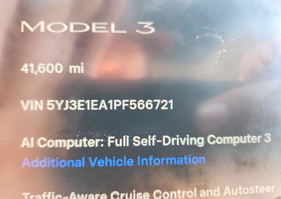 2023 Tesla Model 3, Front End damage, Copart lot 60270136, photo 9 of 12