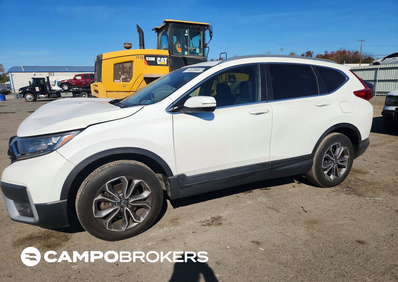 2019 Honda Cr-v Ex, Front End damage, Copart lot 74826046