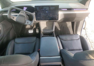 2022 Tesla Model X, daño Frontal, Copart lote 74828176, foto 8 de 16