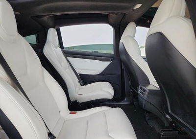 2020 Tesla Model X, daño Frontal, Copart lote 74085826, foto 10 de 14