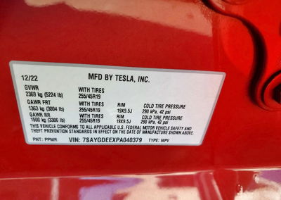 2023 Tesla Model Y, uszkodzenie: Tył, Copart lot 72342436, zdjęcie 12 z 14