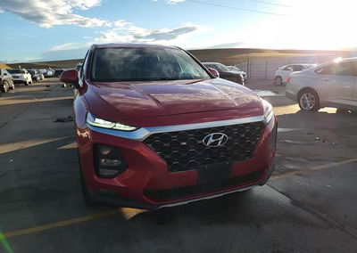 2020 Hyundai Santa Fe Sel, Hail damage, Copart lot 68703296, photo 14 of 15
