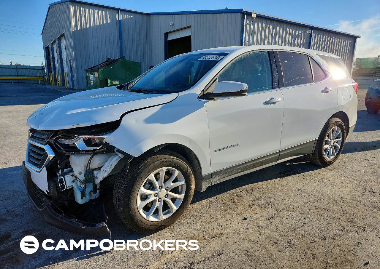 2019 Chevrolet Equinox Lt, пошкодження: Передня частина, Copart лот 46772616