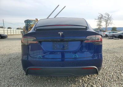 2022 Tesla Model X, daño Frontal, Copart lote 74828176, foto 6 de 16