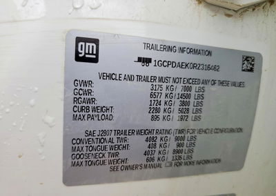 2024 Chevrolet Silverado K1500, пошкодження: Передня частина, Copart лот 65438706, фото 13 з 15