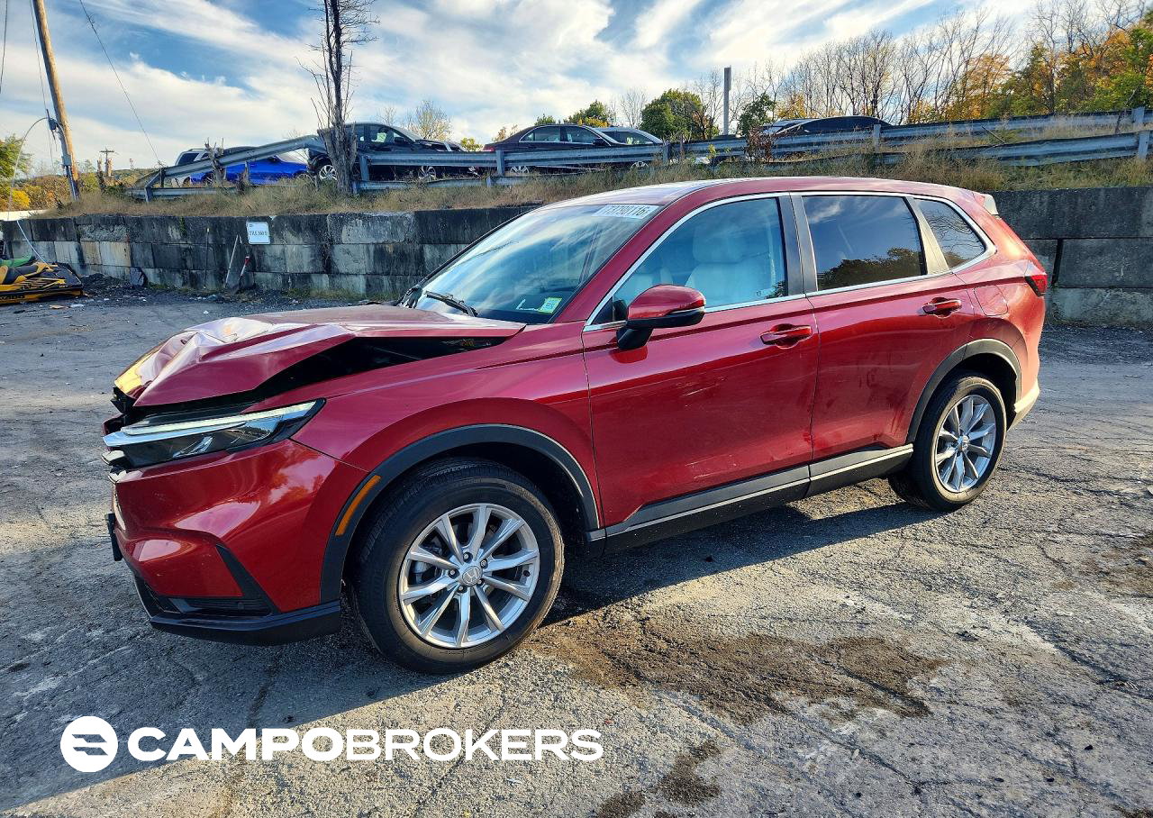 2023 Honda Cr-v Exl, Front End damage, Copart lot 73798116