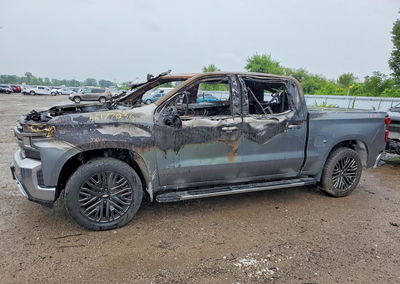 2021 Chevrolet Silverado K1500 Ltz, Burn damage, Copart lot 66177036, photo 1 of 11