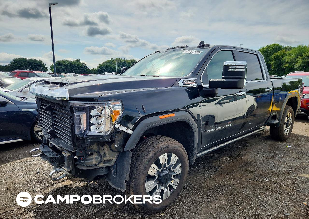 2022 Gmc Sierra K2500 Denali, пошкодження: Передня частина, Copart лот 65124176