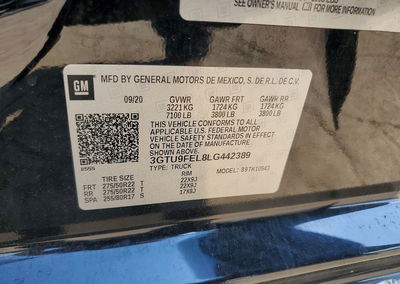 2020 Gmc Sierra K1500 Denali, Front End damage, Copart lot 64291696, photo 12 of 12