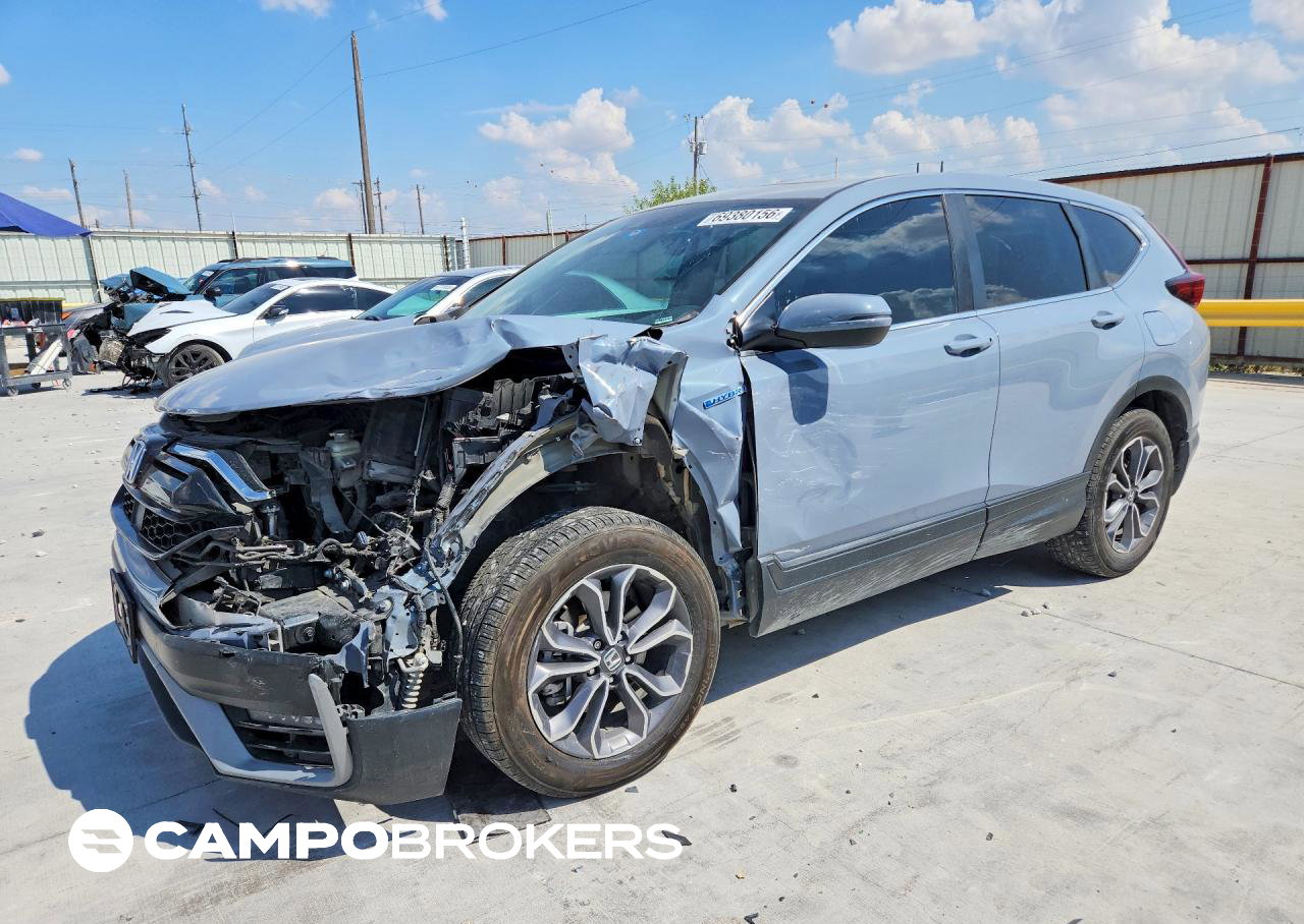 2022 Honda Cr-v Exl, daño Frontal, Copart lote 69380156