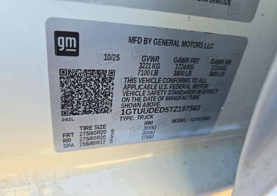 2026 Gmc Sierra K1500 Slt, uszkodzenie: Bok, Copart lot 74958796, zdjęcie 12 z 14
