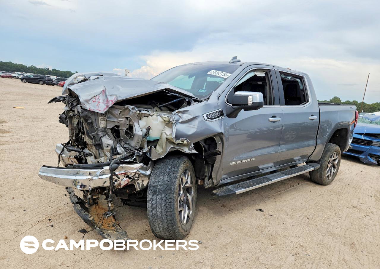 2023 Gmc Sierra K1500 Slt, Front End damage, Copart lot 68167156