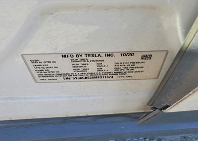 2021 Tesla Model X, Rear End damage, Copart lot 68675126, photo 13 of 15