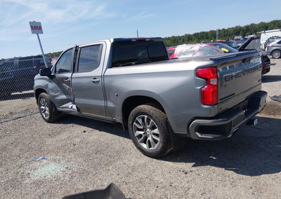 2021 Chevrolet Silverado 1500 4wd  Short Bed Rst, daño Lateral izquierdo, Iaai lote 46064953, foto 3 de 16