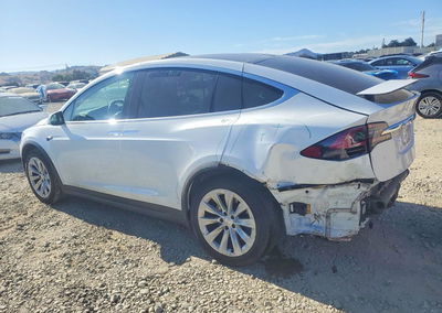 2021 Tesla Model X, Rear End damage, Copart lot 68675126, photo 2 of 15