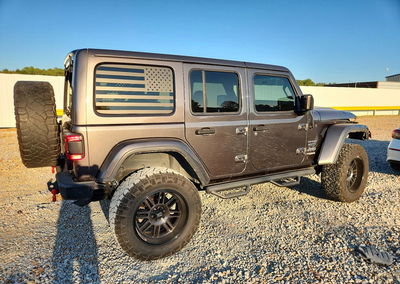 2021 Jeep Wrangler Unlimited Sahara, Front End damage, Copart lot 73480426, photo 3 of 15