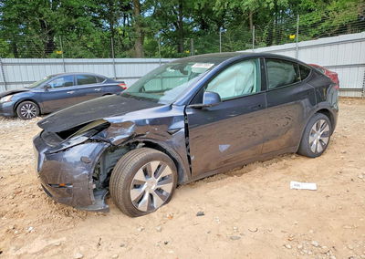 2024 Tesla Model Y, Front End damage, Copart lot 59867806