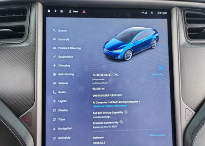 2020 Tesla Model X, daño Frontal, Copart lote 74085826, foto 9 de 14