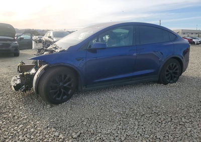 2022 Tesla Model X, daño Frontal, Copart lote 74828176