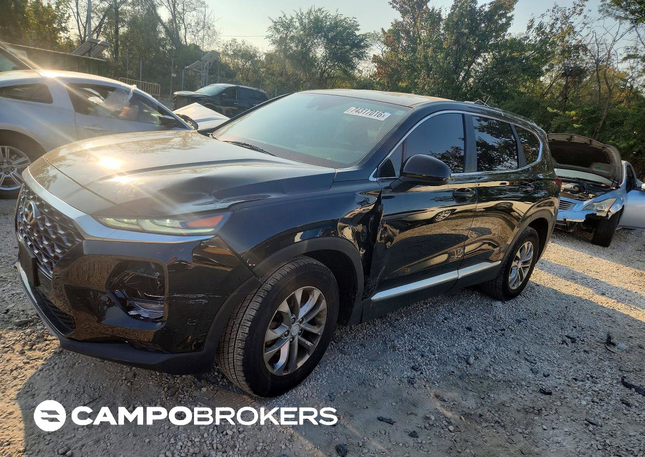 2020 Hyundai Santa Fe Se, пошкодження: Передня частина, Copart лот 74317016