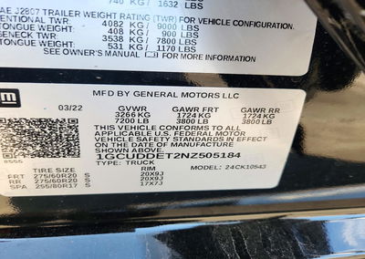 2022 Chevrolet Silverado K1500 Lt, пошкодження: Днище, Copart лот 74542586, фото 13 з 13