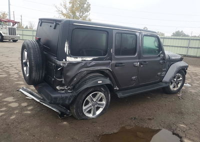 2020 Jeep Wrangler Unlimited Sahara, uszkodzenie: Tył, Copart lot 72111796, zdjęcie 3 z 14