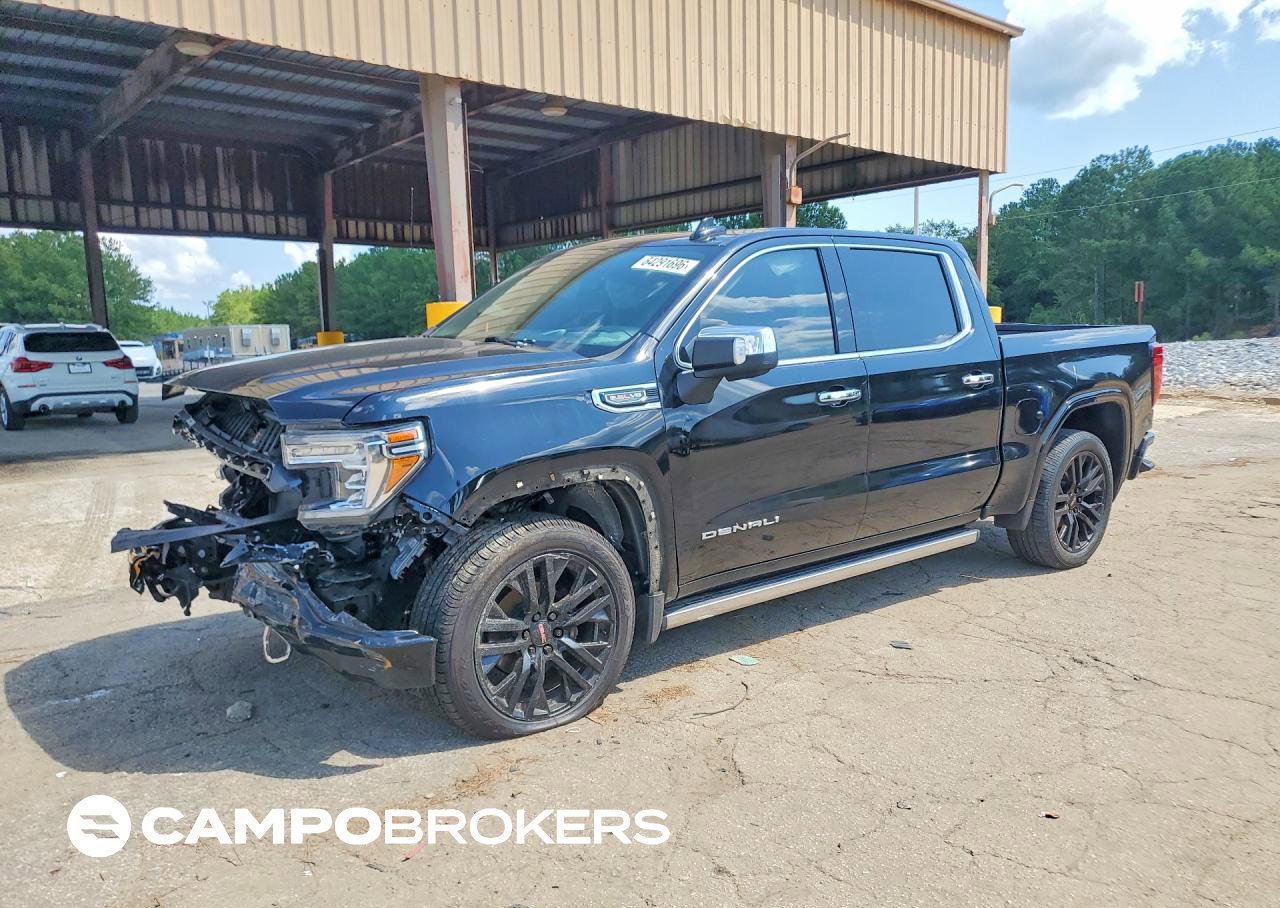 2020 Gmc Sierra K1500 Denali, Front End damage, Copart lot 64291696