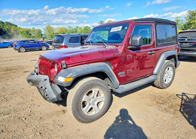 2021 Jeep Wrangler Sport, пошкодження: Передня частина, Copart лот 69374386