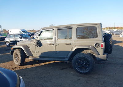 2021 Jeep Wrangler Unlimited Willys 4x4, Right Front damage, Iaai lot 46438952, photo 14 of 16