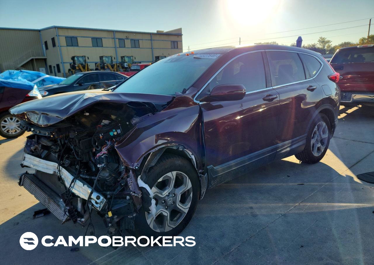 2019 Honda Cr-v Ex, uszkodzenie: Przód, Copart lot 74527646