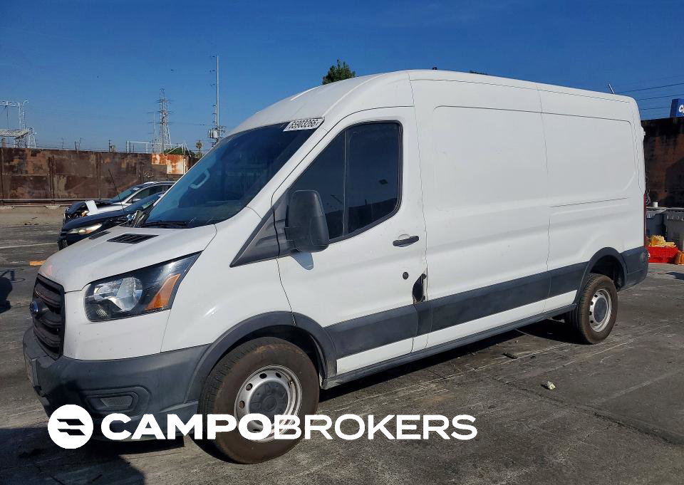 2020 Ford Transit 250 Delivery Van, Front End damage, Copart lot 65903266