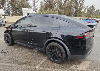 2022 Tesla Model X, Front End damage, Copart lot 74281756, photo 2 of 13
