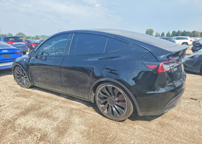 2023 Tesla Model Y, daño Frontal, Copart lote 66749296, foto 2 de 12